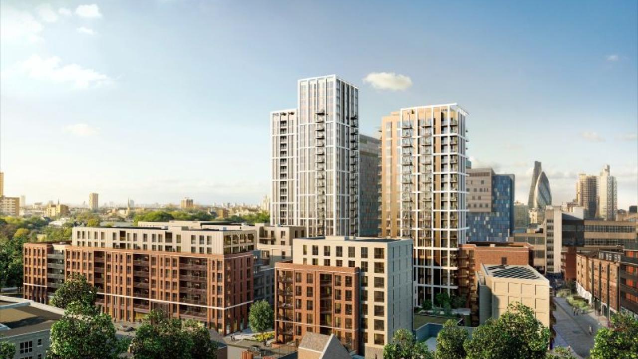 Rainscreen systems can use different materials, like metal, masonry or ceramic cladding, even on the same building